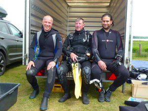 Vor dem Tauchen - Copyright: Bernd Hirschmann