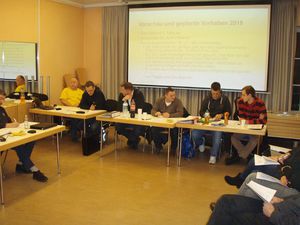 Jahreshauptversammlung 2018 - Sitzung